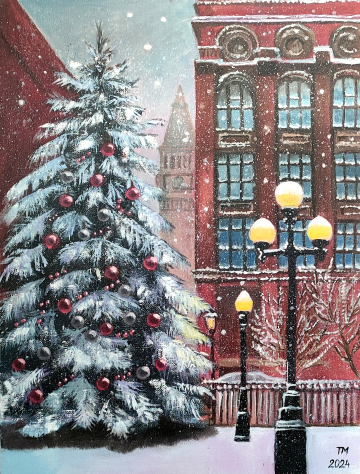Онлайн-выставка &laquo;Рождественская галерея &ndash; открытки от художников&raquo; (2025 г.)