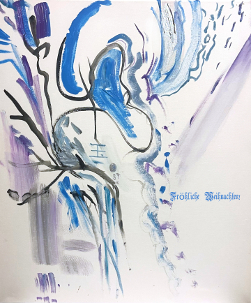 Онлайн-выставка &laquo;Рождественская галерея &ndash; открытки от художников&raquo; (2025 г.)