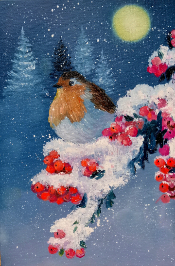 Онлайн-выставка &laquo;Рождественская галерея &ndash; открытки от художников&raquo; (2025 г.)