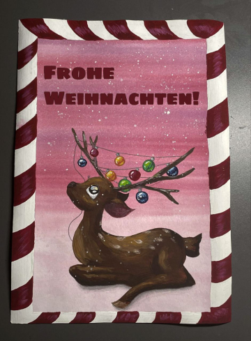 Онлайн-выставка &laquo;Рождественская галерея &ndash; открытки от художников&raquo; (2025 г.)