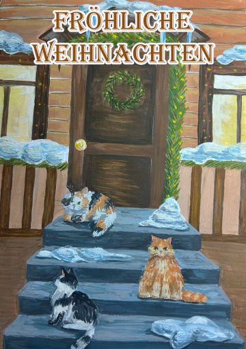 Онлайн-выставка &laquo;Рождественская галерея &ndash; открытки от художников&raquo; (2025 г.)