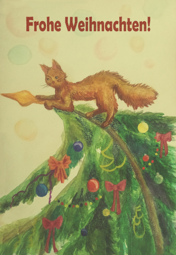 Онлайн-выставка &laquo;Рождественская галерея &ndash; открытки от художников&raquo; (2025 г.)