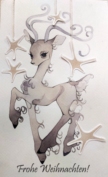 Онлайн-выставка &laquo;Рождественская галерея &ndash; открытки от художников&raquo; (2025 г.)