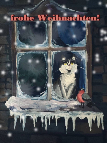 Онлайн-выставка &laquo;Рождественская галерея &ndash; открытки от художников&raquo; (2025 г.)