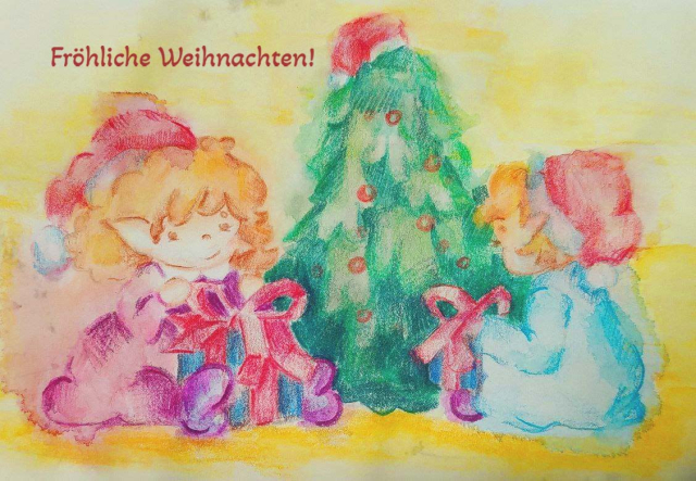 Онлайн-выставка &laquo;Рождественская галерея &ndash; открытки от художников&raquo; (2025 г.)