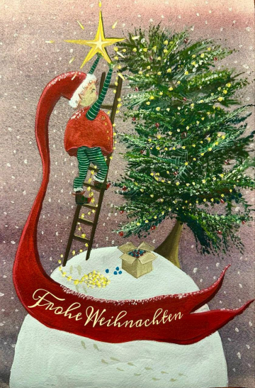 Онлайн-выставка &laquo;Рождественская галерея &ndash; открытки от художников&raquo; (2025 г.)