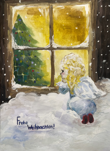 Онлайн-выставка &laquo;Рождественская галерея &ndash; открытки от художников&raquo; (2025 г.)