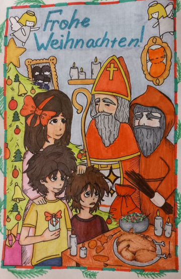 Онлайн-выставка &laquo;Рождественская галерея &ndash; открытки от художников&raquo; (2025 г.)