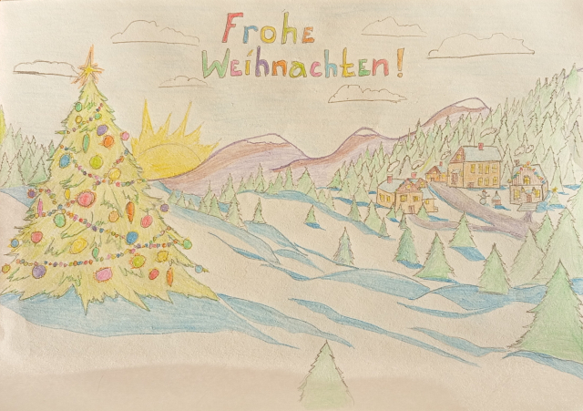 Онлайн-выставка &laquo;Рождественская галерея &ndash; открытки от художников&raquo; (2025 г.)