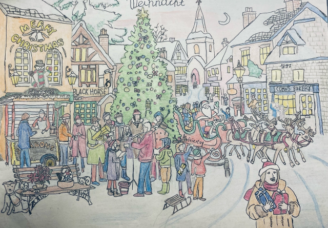 Онлайн-выставка &laquo;Рождественская галерея &ndash; открытки от художников&raquo; (2025 г.)