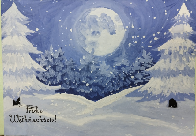 Онлайн-выставка &laquo;Рождественская галерея &ndash; открытки от художников&raquo; (2025 г.)