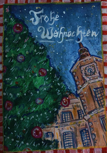 Онлайн-выставка &laquo;Рождественская галерея &ndash; открытки от художников&raquo; (2025 г.)