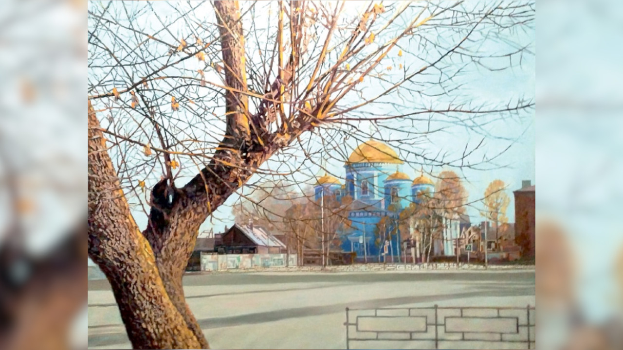 Светлый день. 2024, холст, масло, 100х120