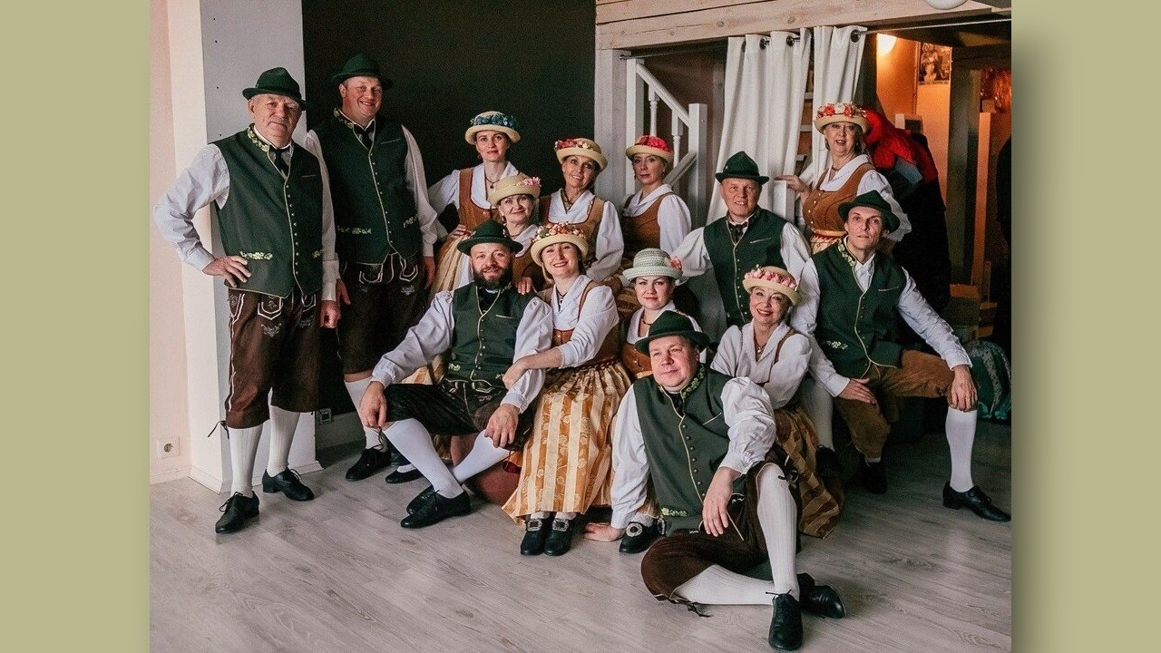 Юбилейные гастроли ансамбля „Volkskarussell“ («Фольклорная карусель») в Новогодней столице России